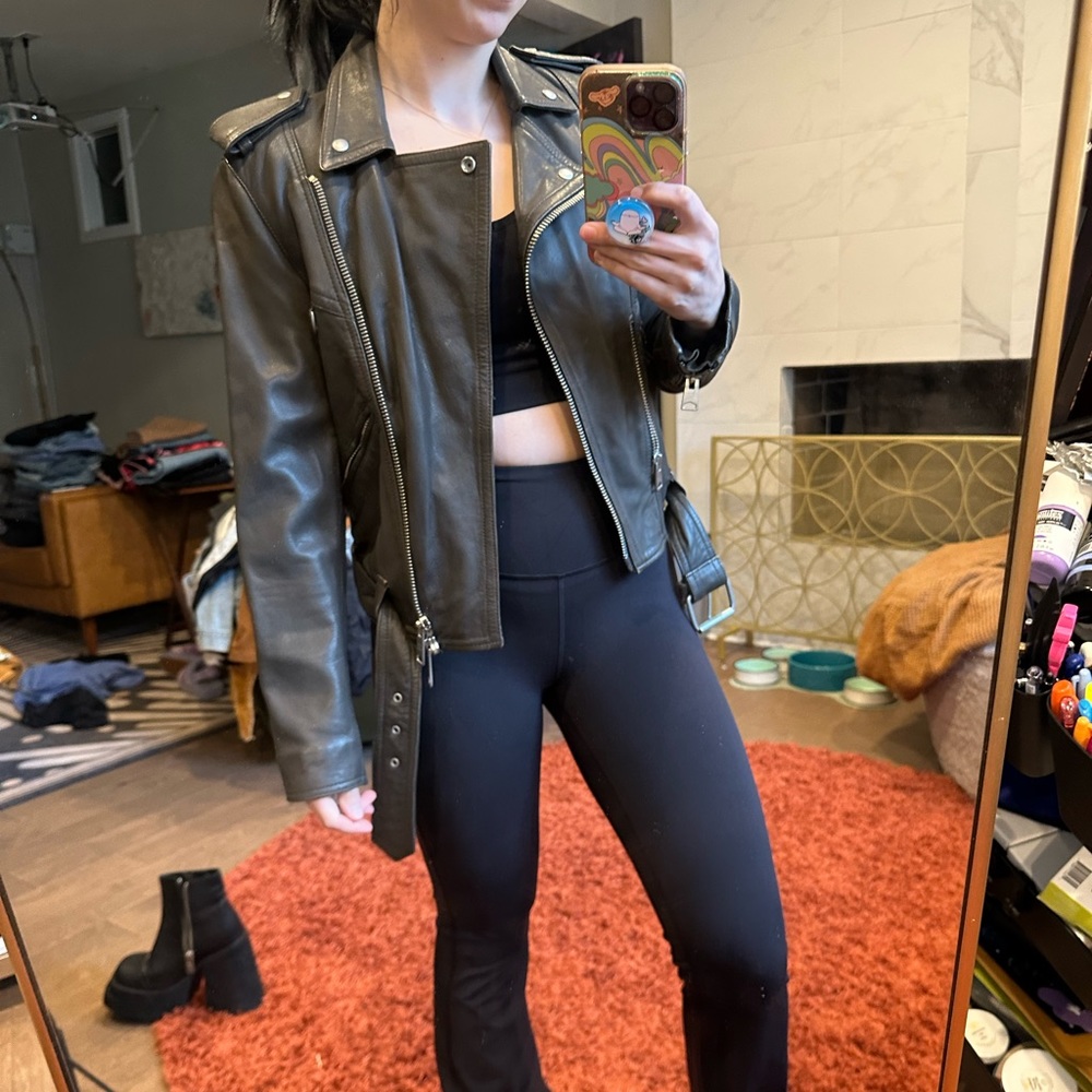 All Saints leather jacket